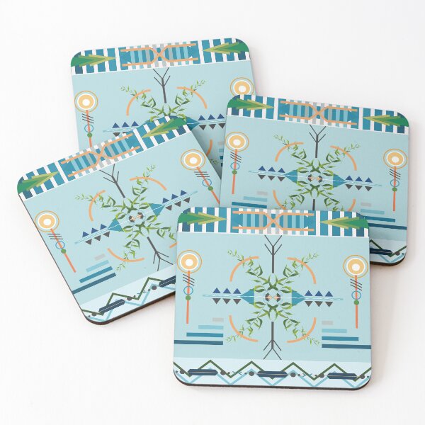 Item preview, Colorful boho style pattern designed and sold by Doucheka.