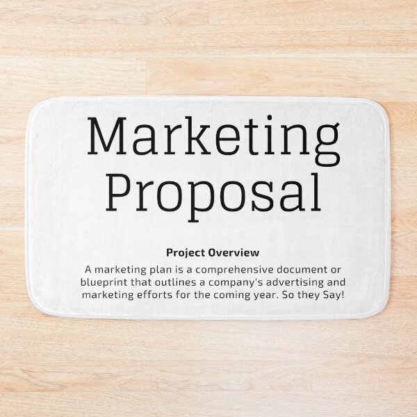 Item preview, Marketing Proposal -T Shirt designed and sold by AMS-ART.