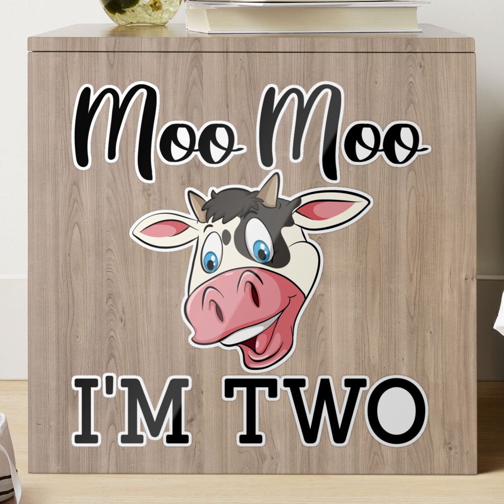 Moo Moo Im Two Cow Birthday Cookies 