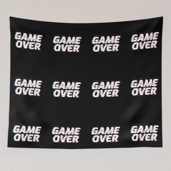 Item preview, Game over - Gamer for life designed and sold by MadSolDesigns.