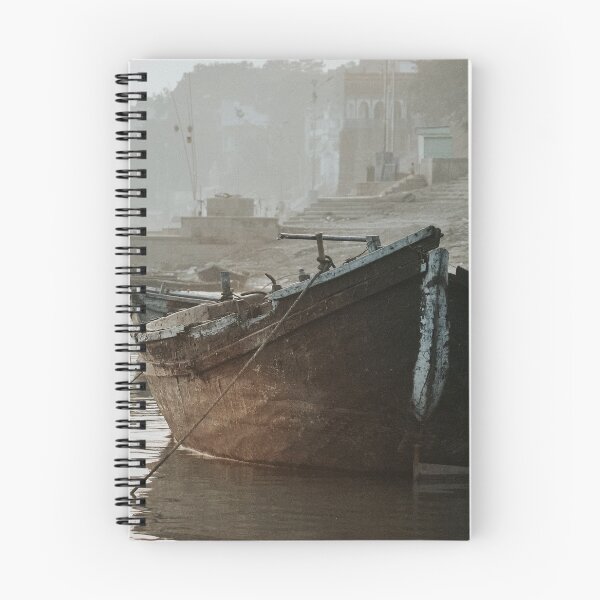 Item preview, Varanasi, boat in river Ganga designed and sold by Melissa Peltenburg.