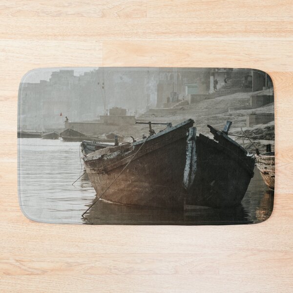 Item preview, Varanasi, boat in river Ganga designed and sold by Melissa Peltenburg.