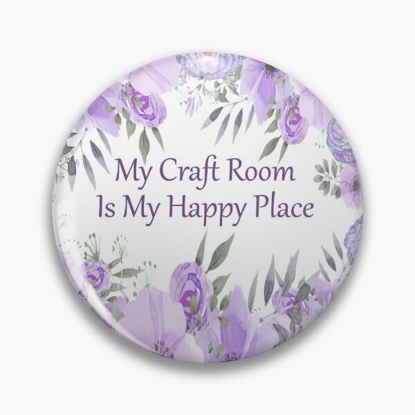 Item preview, My Craft Room Is My Happy Place in Lilac designed and sold by OByD.