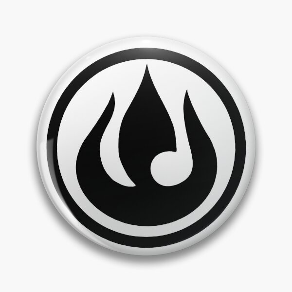Item preview, Fire Nation Icon-white designed and sold by Friend of Frogs.