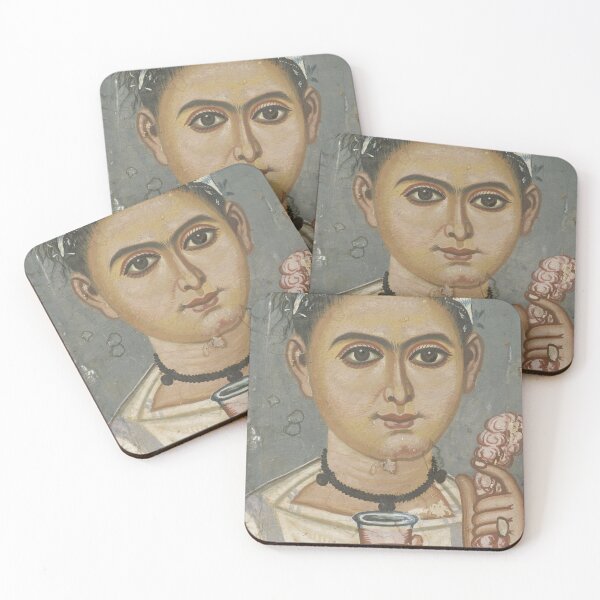 Item preview, Fayum mummy portrait ancient Egypt designed and sold by The-Roman-Lady.