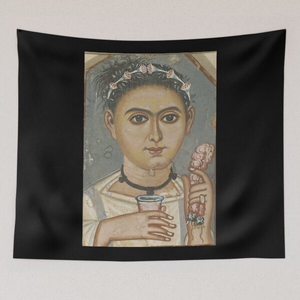 Item preview, Fayum mummy portrait ancient Egypt designed and sold by The-Roman-Lady.