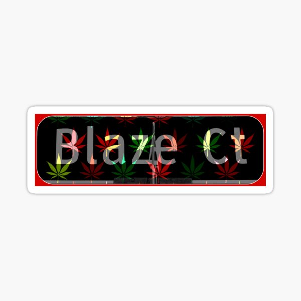 Blaze Court Sticker