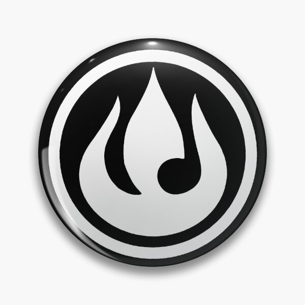 Item preview, Fire Nation Icon-black designed and sold by Friend of Frogs.
