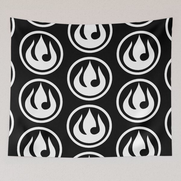 Item preview, Fire Nation Icon-black designed and sold by Friend of Frogs.