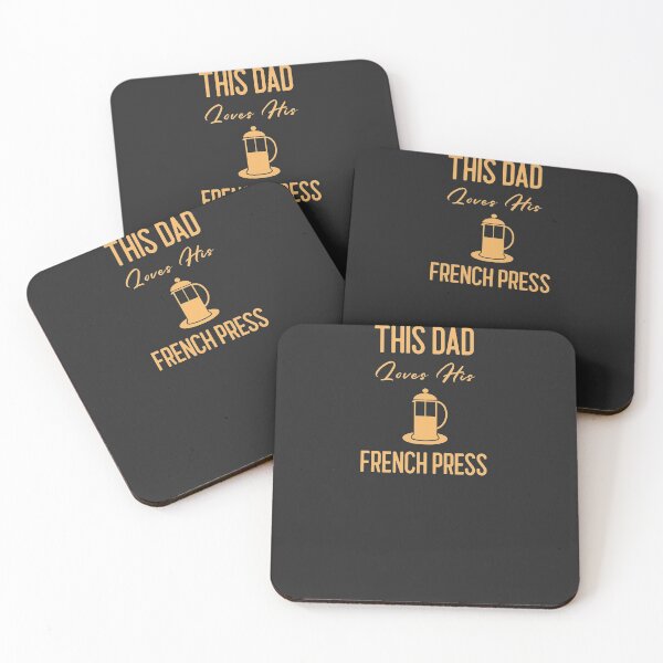 Item preview, This Dad Loves His French Press - Funny Cafe Barista Gift designed and sold by EricJP.