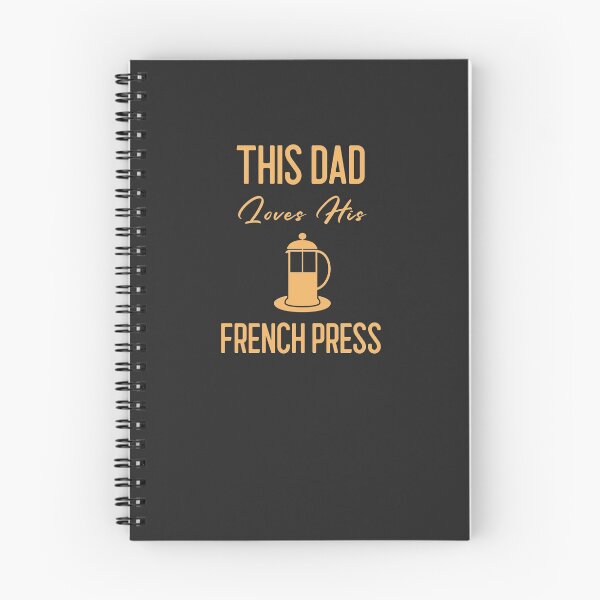 Item preview, This Dad Loves His French Press - Funny Cafe Barista Gift designed and sold by EricJP.