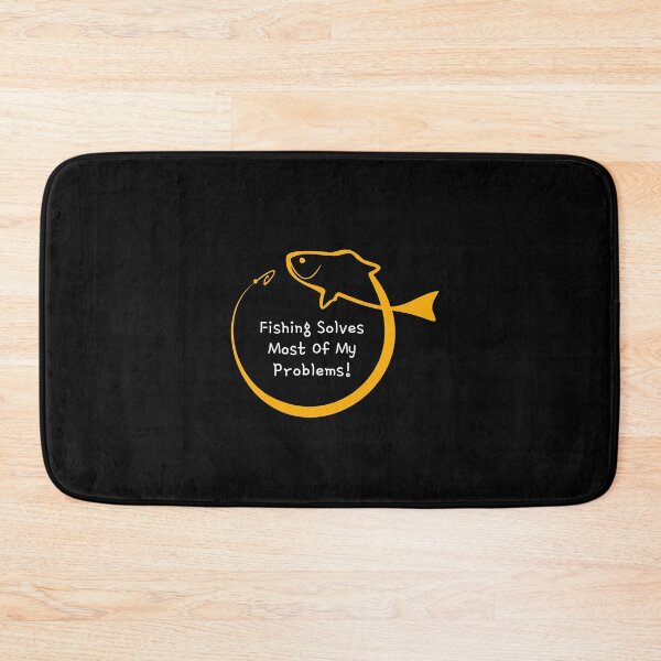 Item preview, Funny and cute Fishing solves most of My Problems Design designed and sold by mzakarya.