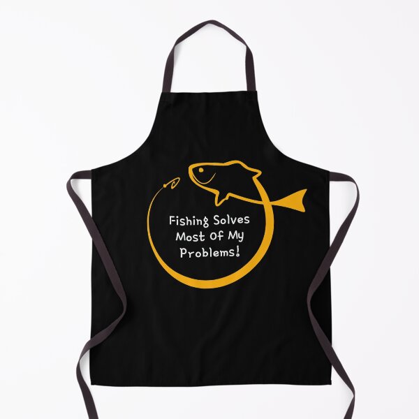 Item preview, Funny and cute Fishing solves most of My Problems Design designed and sold by mzakarya.