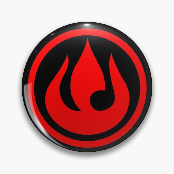 Item preview, Fire Nation Icon-black/red designed and sold by Friend of Frogs.