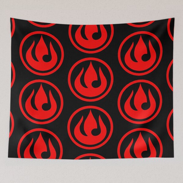 Item preview, Fire Nation Icon-black/red designed and sold by Friend of Frogs.