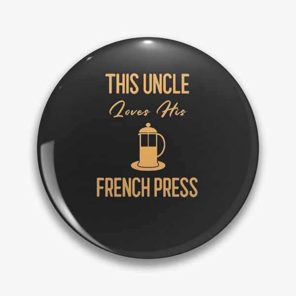 Item preview, This Uncle Loves His French Press - Funny Cafe Barista Gift designed and sold by EricJP.