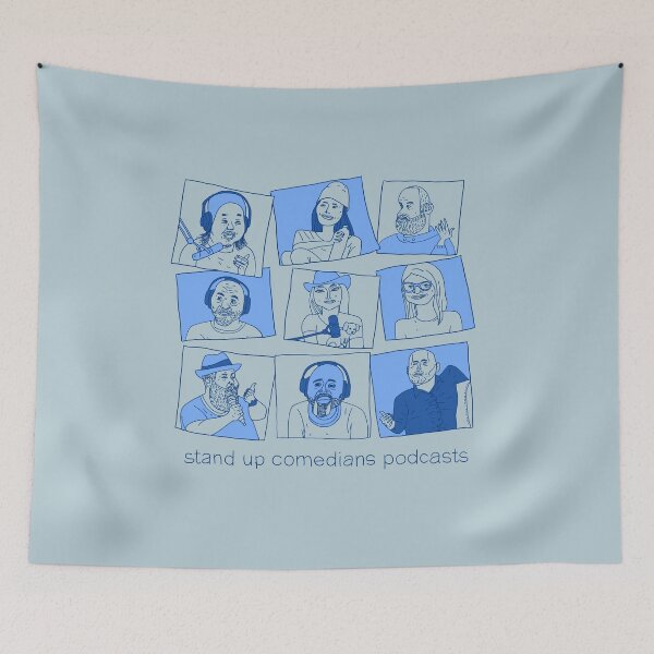 Item preview, stand up comedians podcasts designed and sold by martodesign.