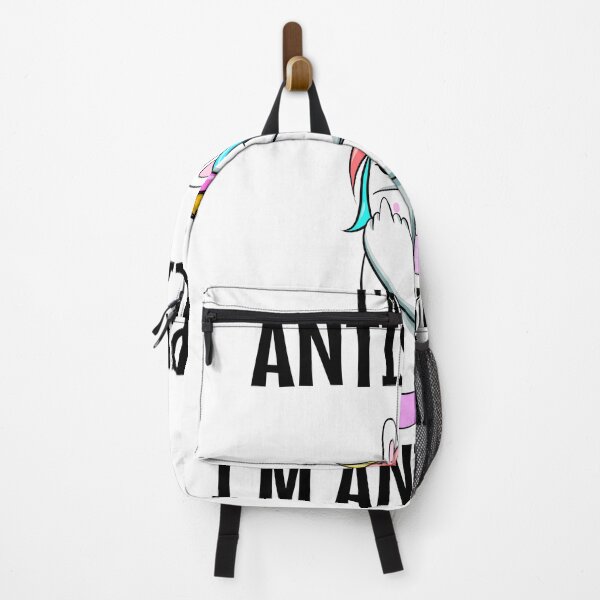 Item preview, AntiStupid Unicorn , I'M NOT ANTISOCIAL ,I'M ANTISTUPID designed and sold by Barbaroot.