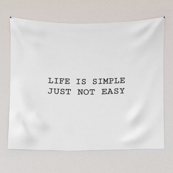 Item preview, Life is simple just not easy, Adulting life, Work hard designed and sold by cyhdesign.