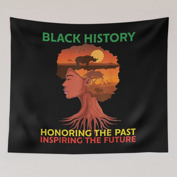 Item preview, Honoring Past Inspiring Future black history month men women 40 designed and sold by ADAMANDREWSAU.