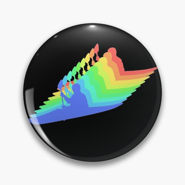 Item preview, Paddle canoe kayak canadian rainbow colors design as a gift idea designed and sold by -JBell-.