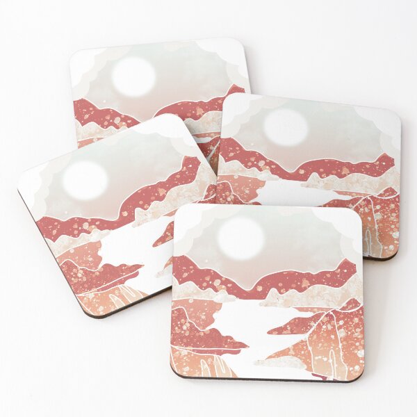 Item preview, Orange mountain landscape designed and sold by Catherine  Milchard.
