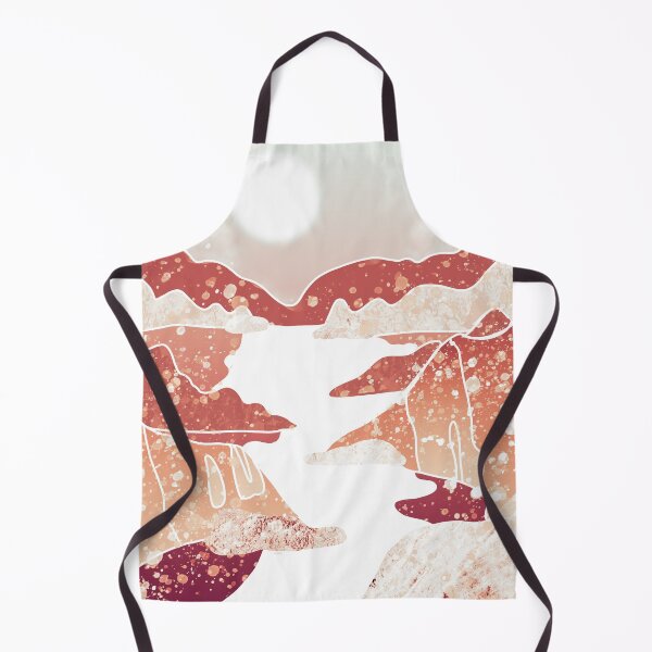 Item preview, Orange mountain landscape designed and sold by Catherine Milchard.