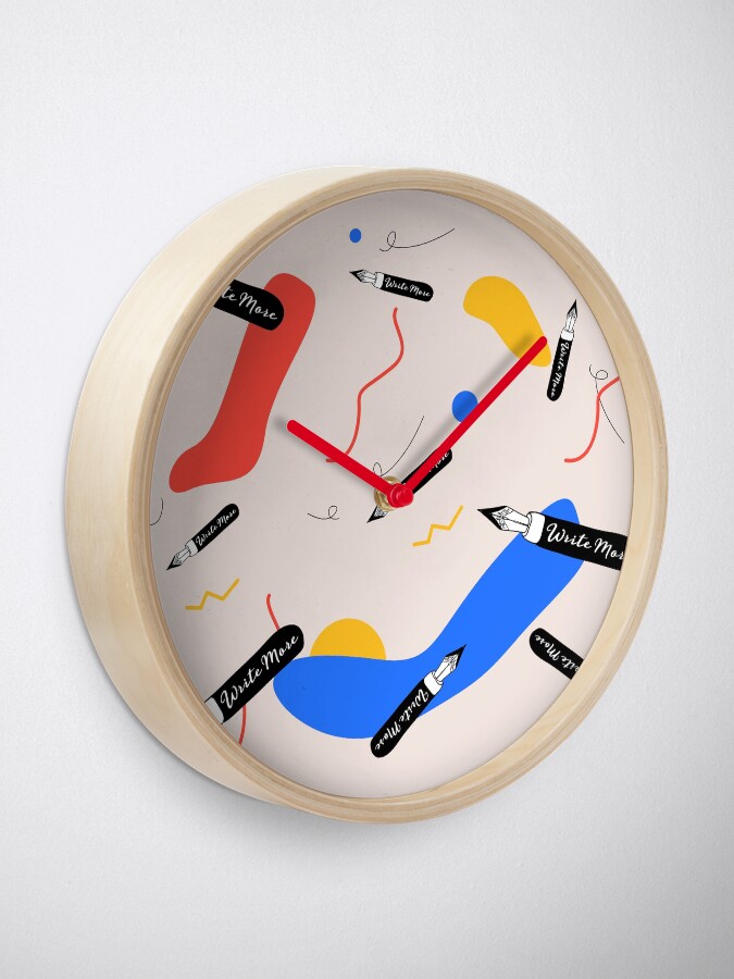 Thumbnail 2 of 4, Clock, Write More designed and sold by BookSerf.