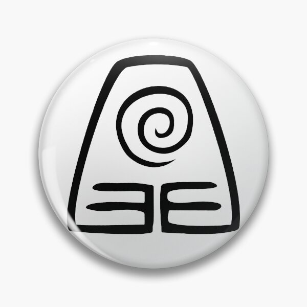 Item preview, Earth Kingdom Icon-white designed and sold by Friend of Frogs.