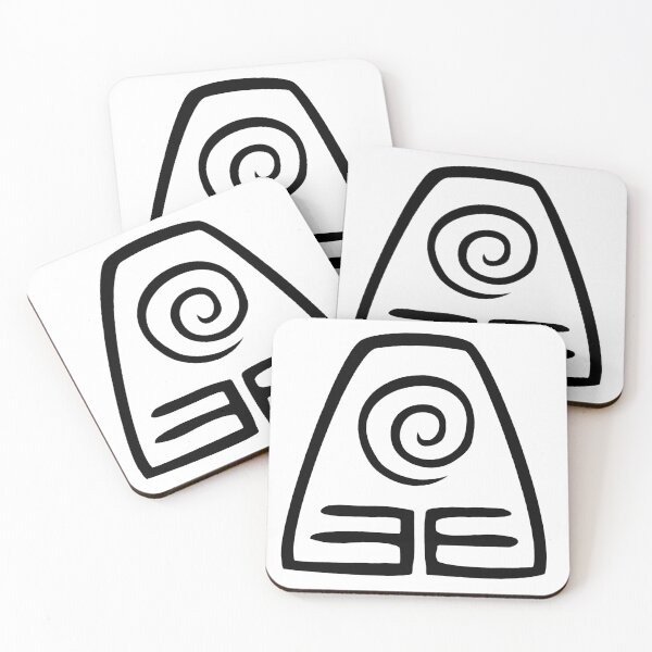 Item preview, Earth Kingdom Icon-white designed and sold by Friend of Frogs.