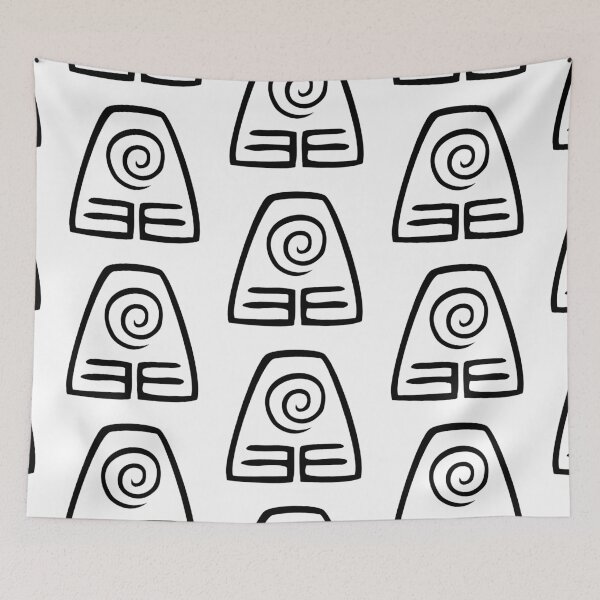 Item preview, Earth Kingdom Icon-white designed and sold by Friend of Frogs.