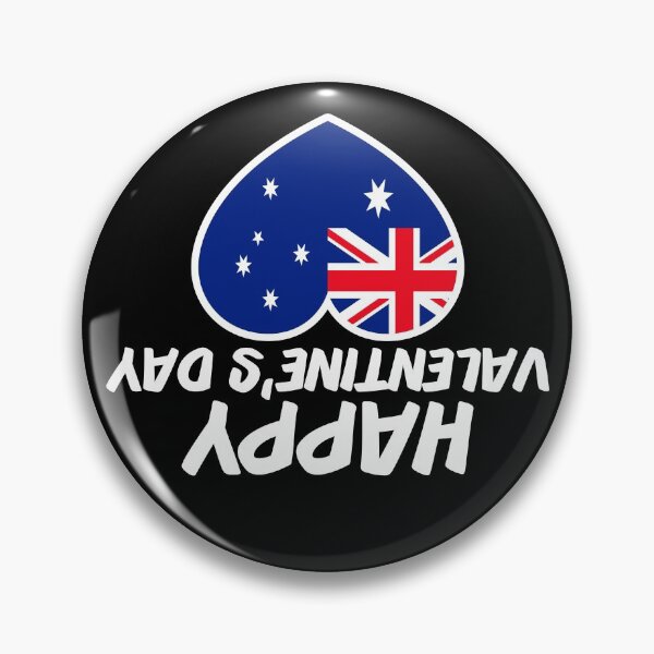 Item preview, HAPPY VALENTINE'S DAY FROM AUSTRALIA, AUSTRALIA FLAG HEART designed and sold by TheFirstOne.