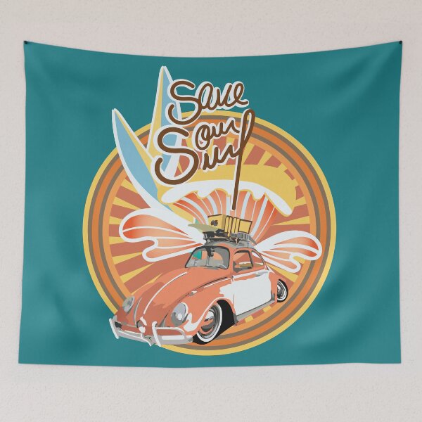 Item preview, Save our surf_vintage designed and sold by Arteria Mix.
