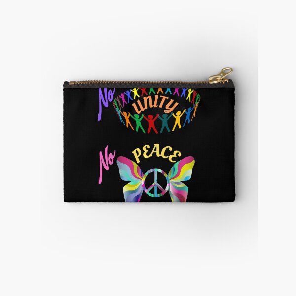 Item preview, No Unity No Peace-Colorful Text designed and sold by Trendi61.