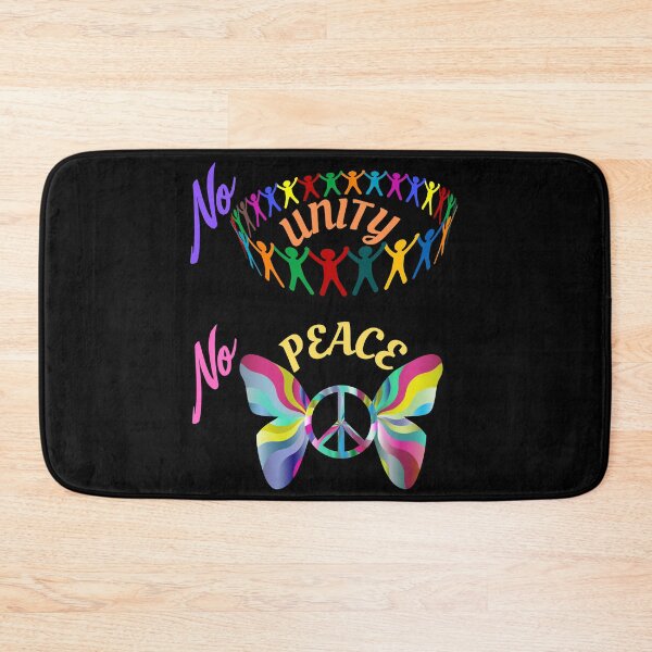 Item preview, No Unity No Peace-Colorful Text designed and sold by Trendi61.