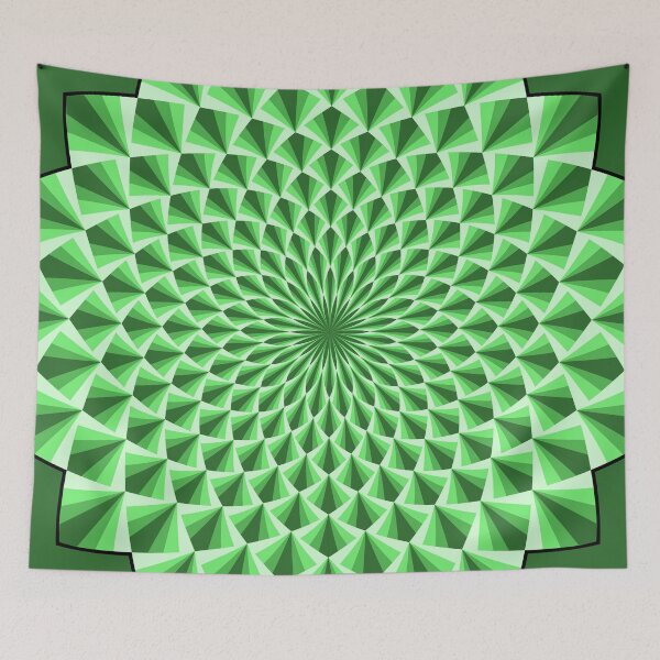 Item preview, Green Mandala 3D Effect and Optical illusion designed and sold by MandalaSoul.