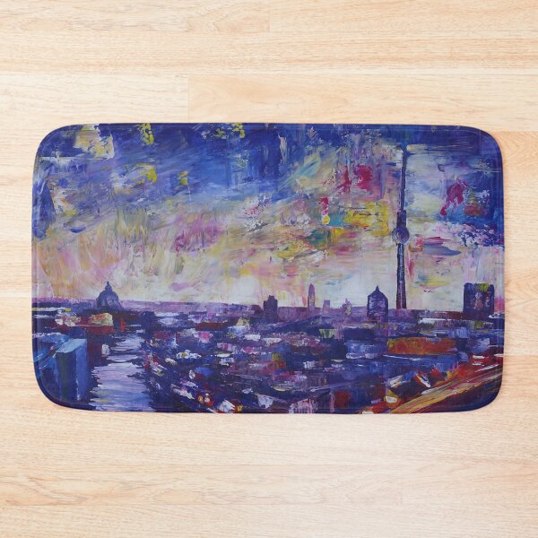 Item preview, Berlin Impressive Skyline at Night designed and sold by artshop77.