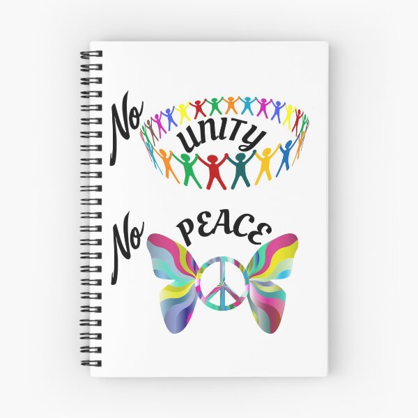 Item preview, No Unity No Peace-Black Text designed and sold by Trendi61.