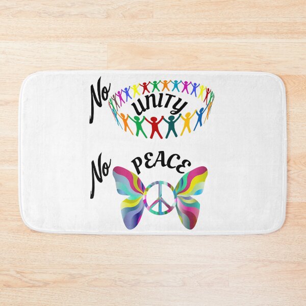 Item preview, No Unity No Peace-Black Text designed and sold by Trendi61.