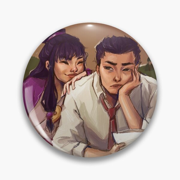 Item preview, Maya Fey and Phoenix Wright designed and sold by Freyyaah.