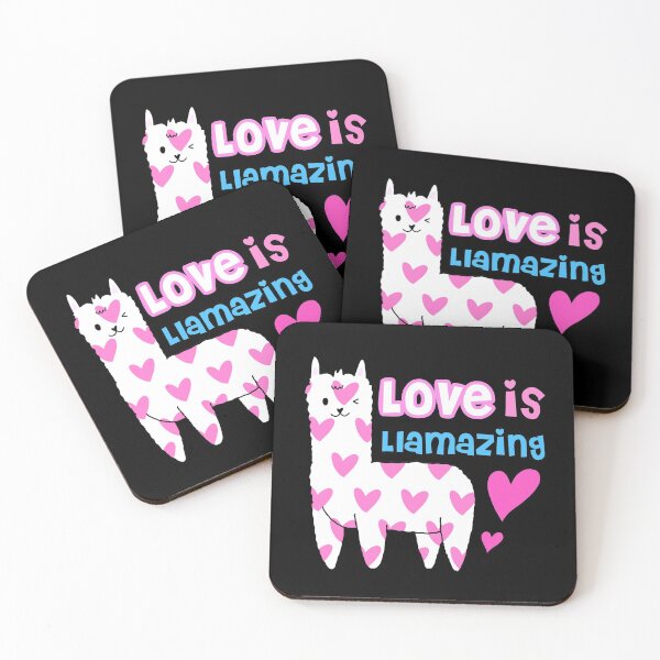 Item preview, Love is llamazing designed and sold by Mixture-DESIGN.