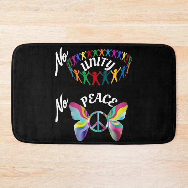 Item preview, No Unity No Peace-White Text designed and sold by Trendi61.