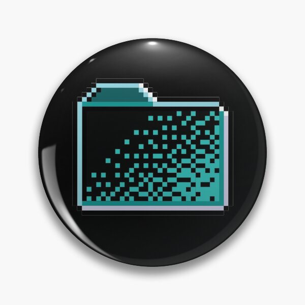 Item preview, Pixel Teal Folder Icon designed and sold by da-ux-designer.