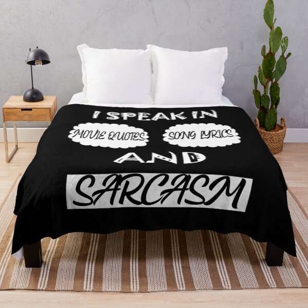 Item preview, I Speak In Movie Quotes, Song Lyrics And Sarcasm designed and sold by Deni2000.