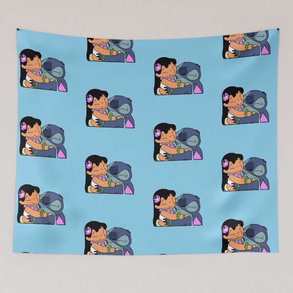 Aperçu de l'œuvre Autocollant adorable Lilo & Stitch créée et vendue par Hori Shop.