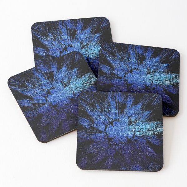 Item preview, Lovely And Beautiful Dark Blue Colored Pattern - Ice Flower designed and sold by Levet.
