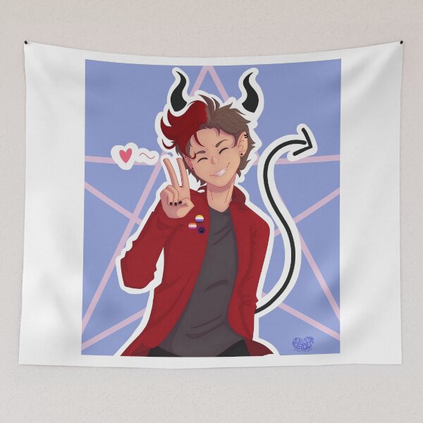 Item preview, half demon oc designed and sold by Jellybeancreate.
