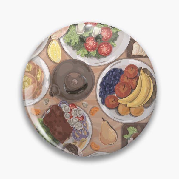 Item preview, Gathering of Family and Friends Over Food And Holding Hands designed and sold by Alicia Chee.