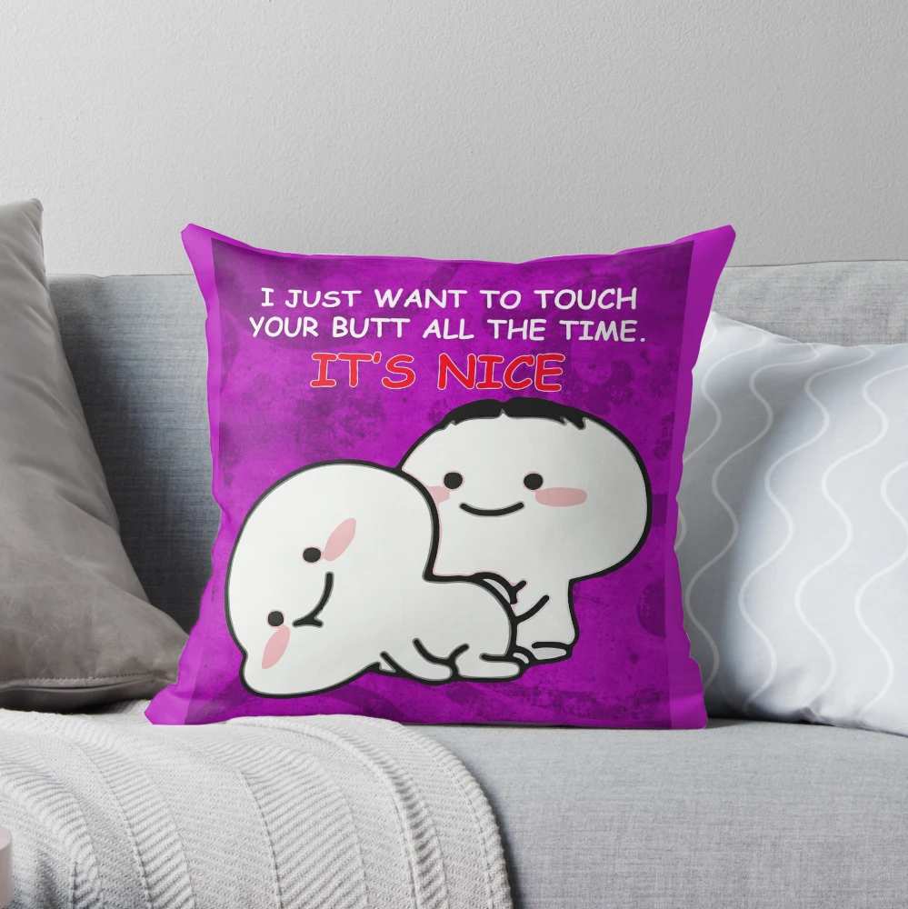 Couple Custom Pillow I Just Want To Touch Your Butt All The Times Pers -  PERSONAL84