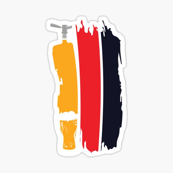 German Beer Tap Craft Beer German Pils Sticker